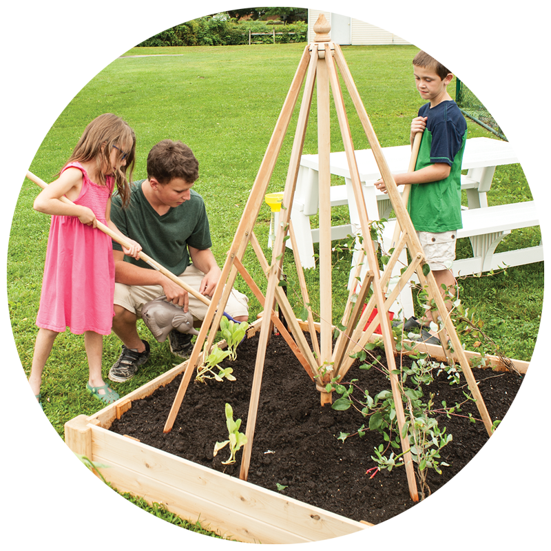 Raised garden bed boxes made from real cheapest bamboo