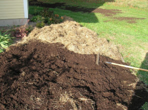 Finished lasagna garden