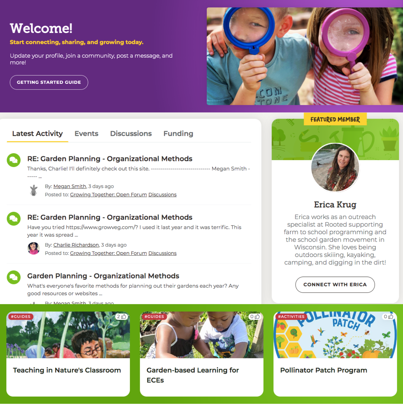 PREVIEW no preview KGC (1) preview image of the Kids Garden Community website