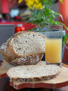 sourdough bread and kombucha