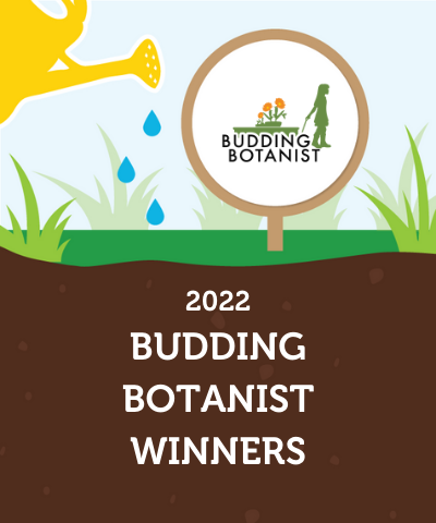 2022 Budding Botanist winners poster