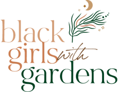 Black girls with gardens logo