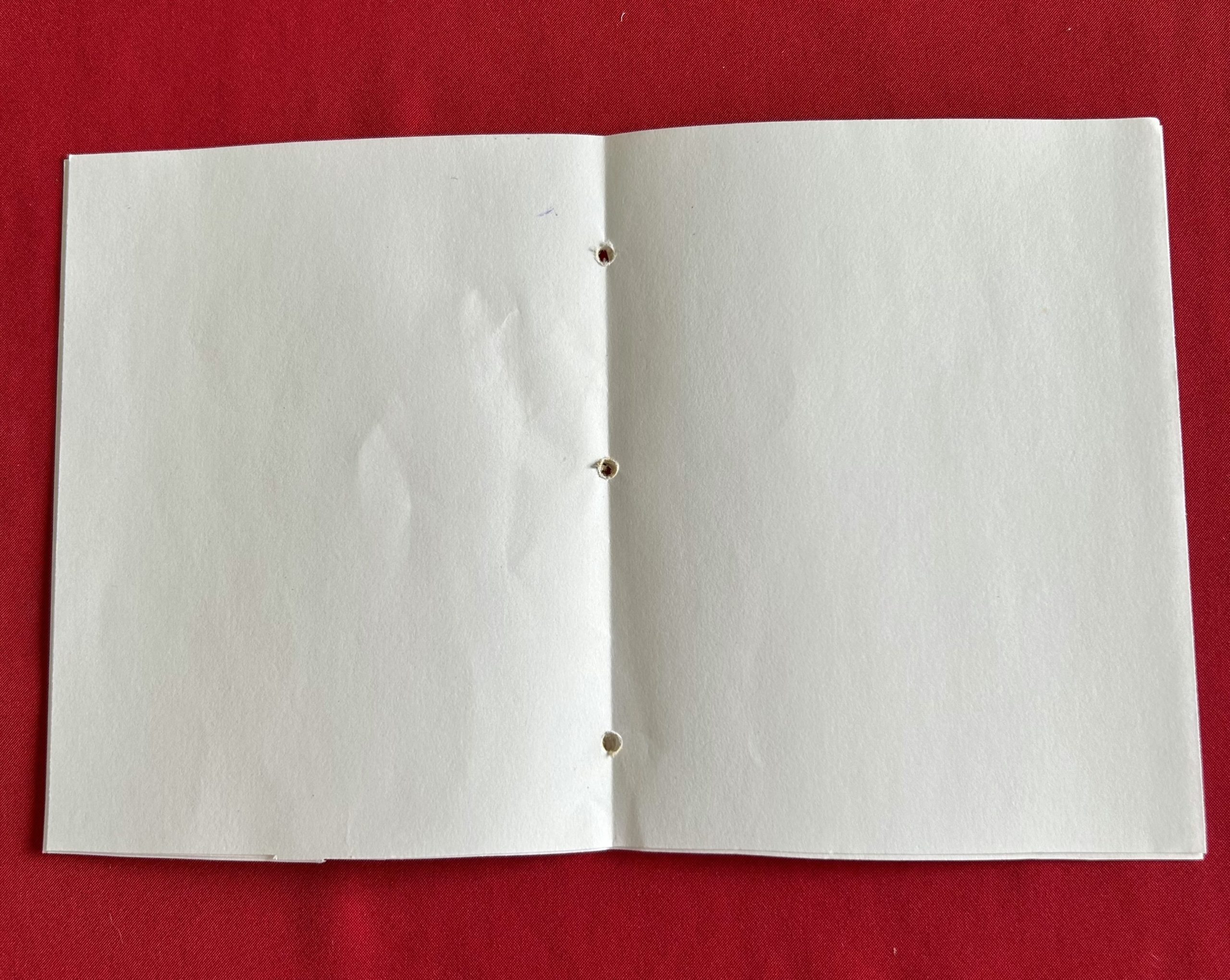Paper with holes in the center