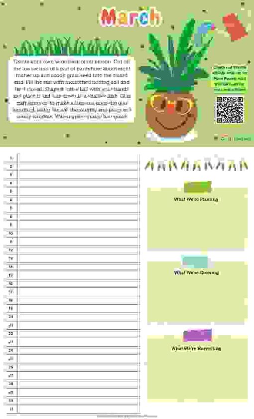 Garden Activity Calendar