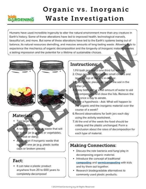 Decomposition Activity Pack