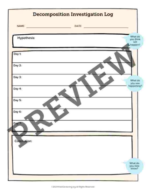 Decomposition Activity Pack