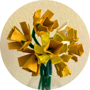 Egg Carton Daffodils