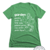 "Garden" in many languages tee