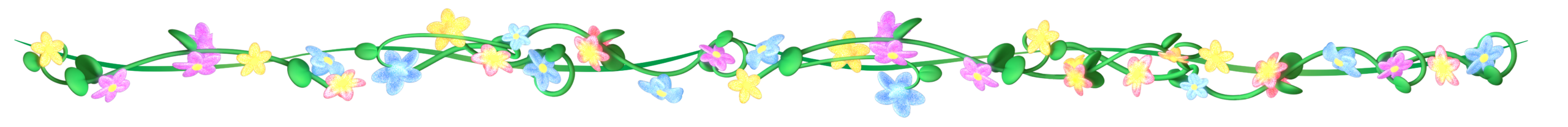 a floral border