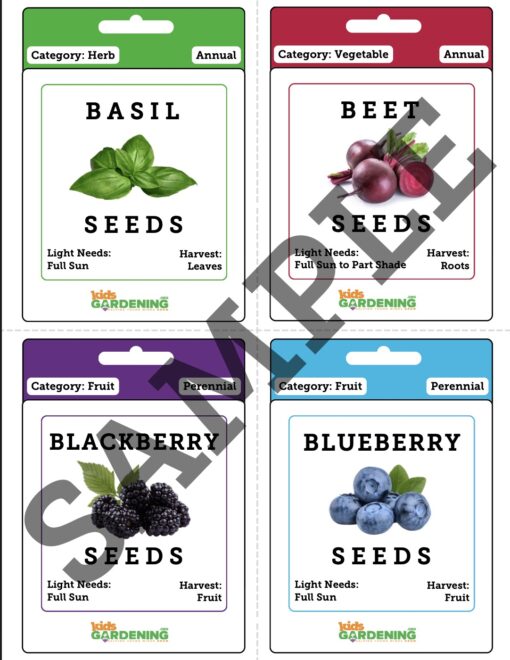 Seed Packet Guessing Game